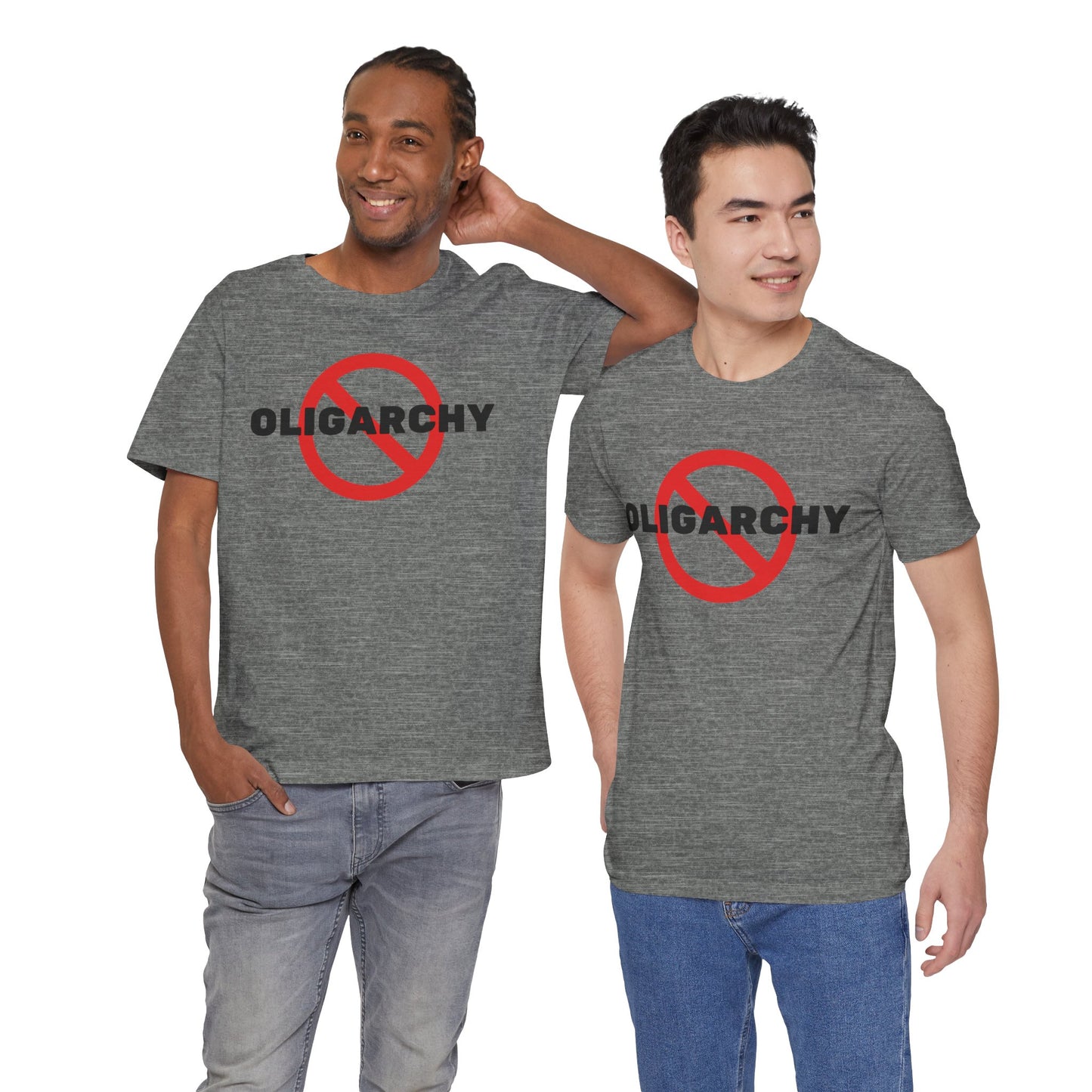 NO Oligarchy 50501 Movement Series 5 - Unisex Tee