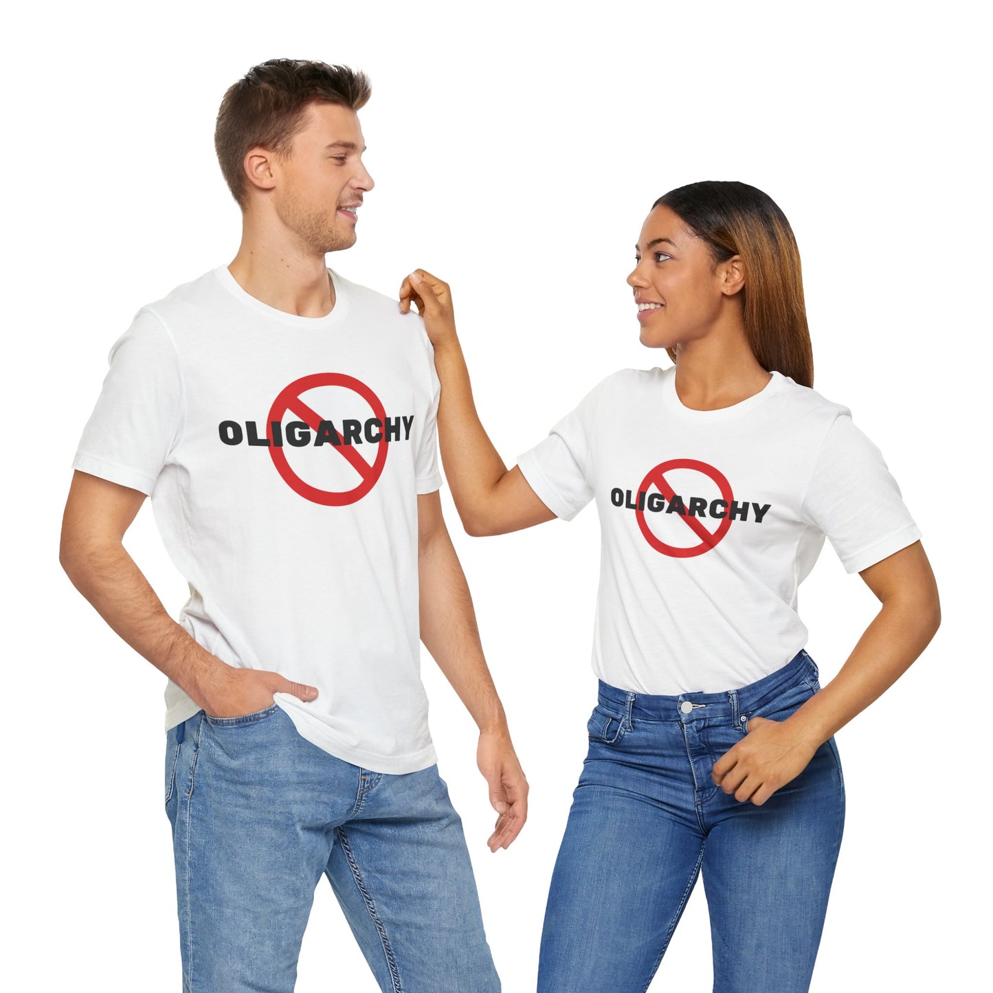 NO Oligarchy 50501 Movement Series 5 - Unisex Tee