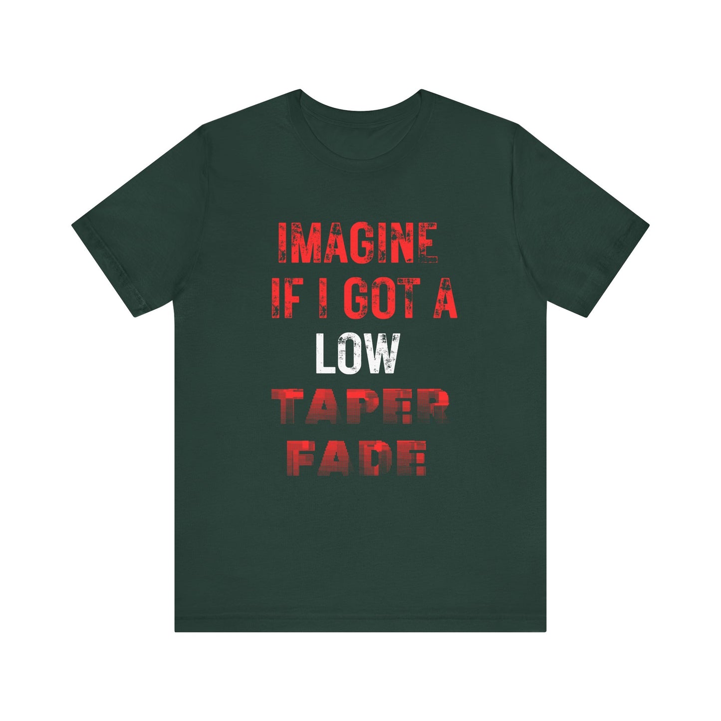 Low Taper Fade #1 Unisex Jersey Tee