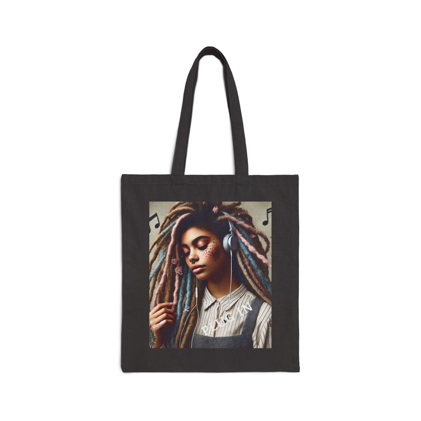 Plug In - #3 Canvas Tote Bag