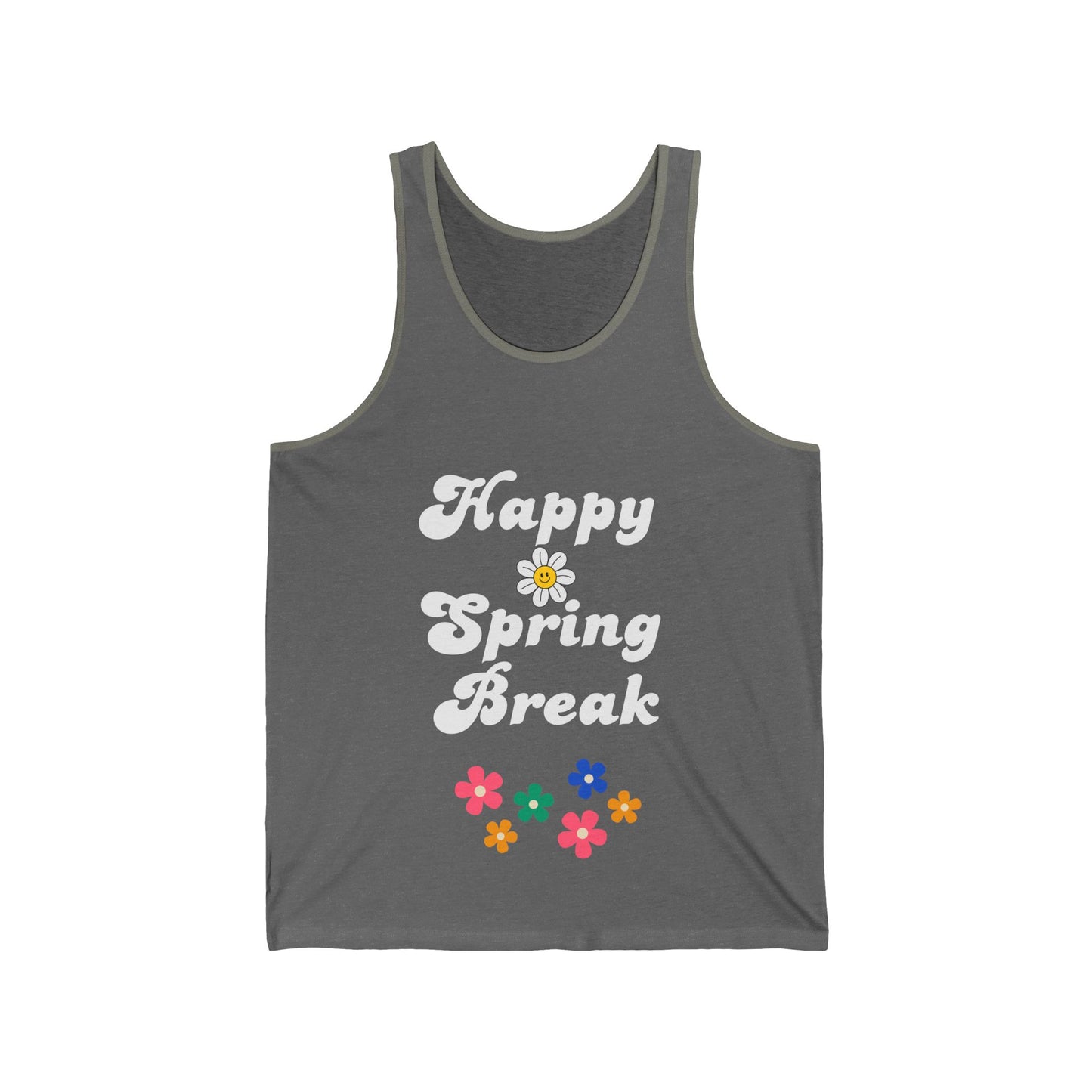 Happy Spring Break #10 - Unisex Jersey Tank