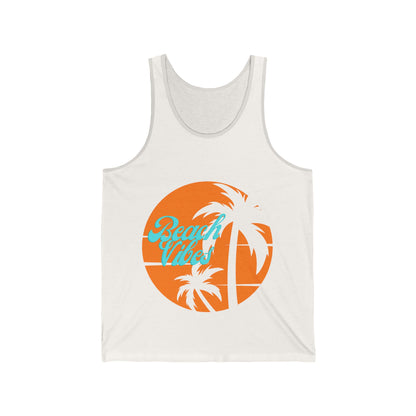 Vacation Beach Vibes 1 - Unisex Jersey Tank