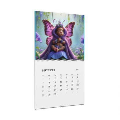 Baby Butterflies Design Wall Calendar 2025