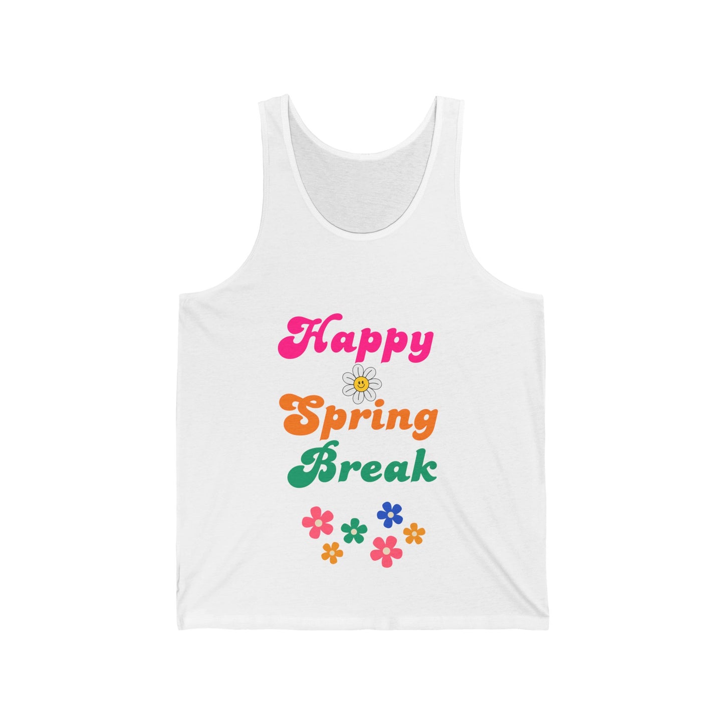 Happy Spring Break #11- Unisex Jersey Tank