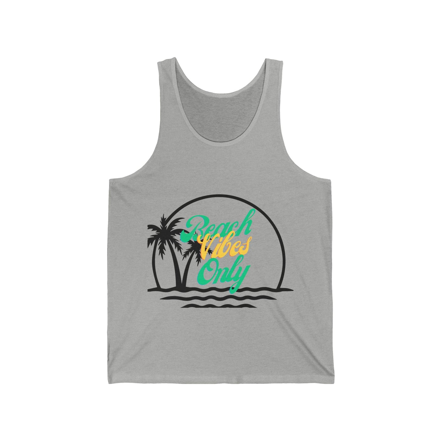 Spring Break Beach Vibes Only #8- Unisex Jersey Tank