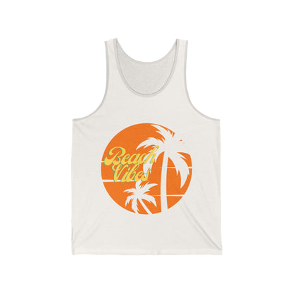 Vacation Beach Vibes 2 - Unisex Jersey Tank