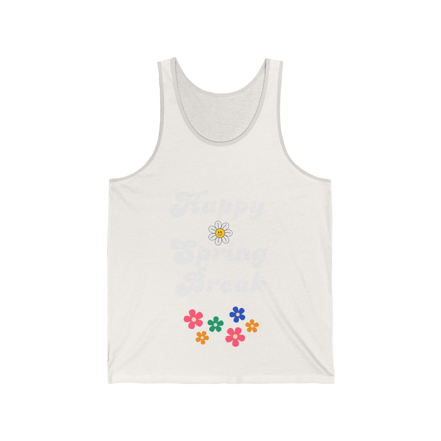 Happy Spring Break #10 - Unisex Jersey Tank