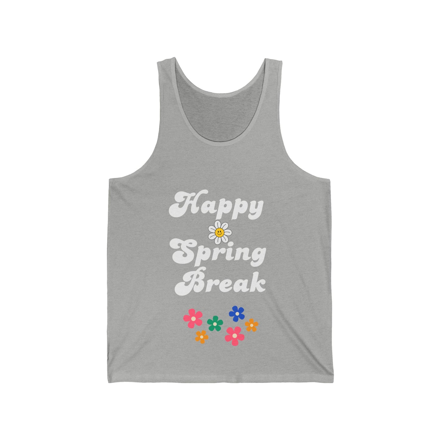 Happy Spring Break #10 - Unisex Jersey Tank