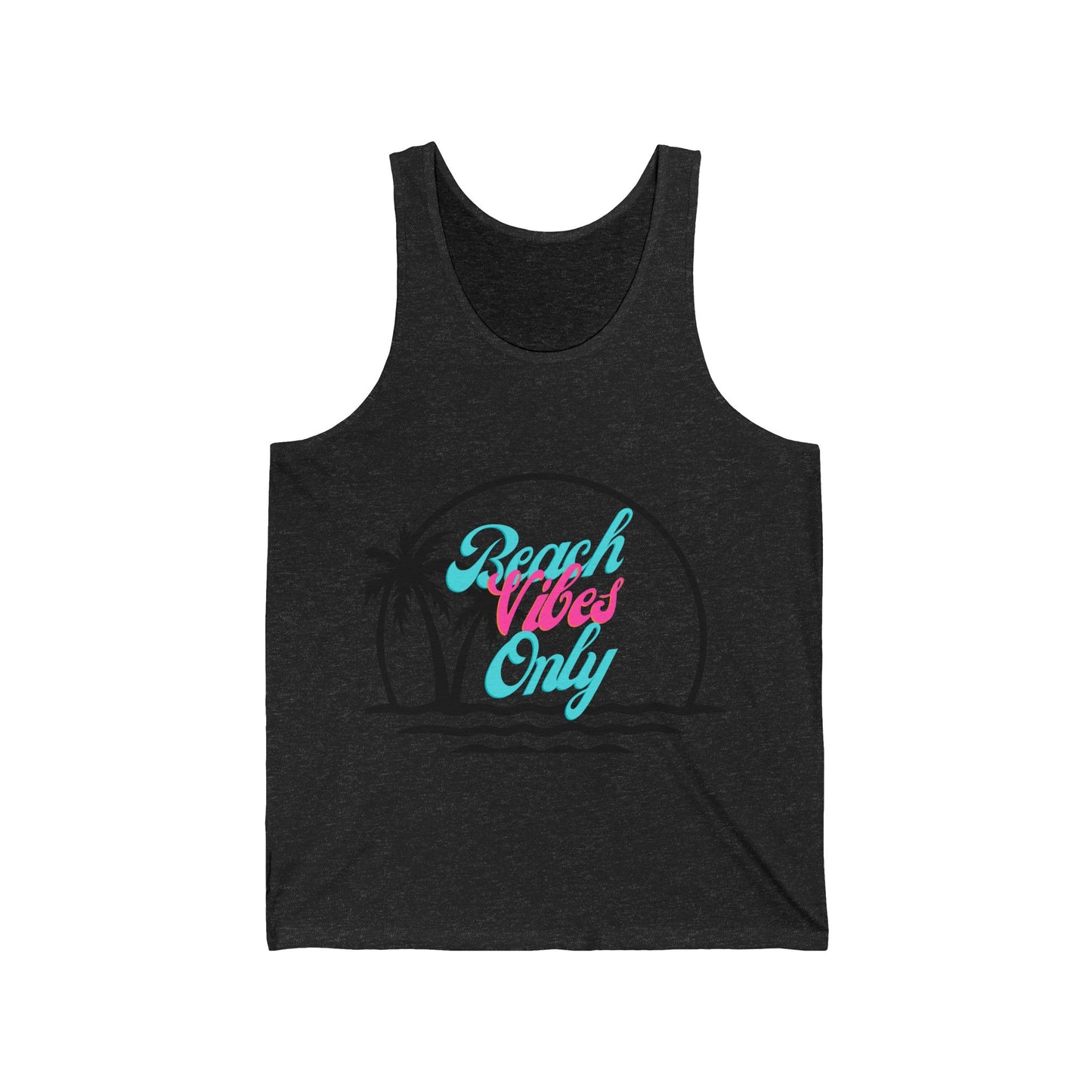 Spring Break Beach Vibes Only #3- Unisex Jersey Tank