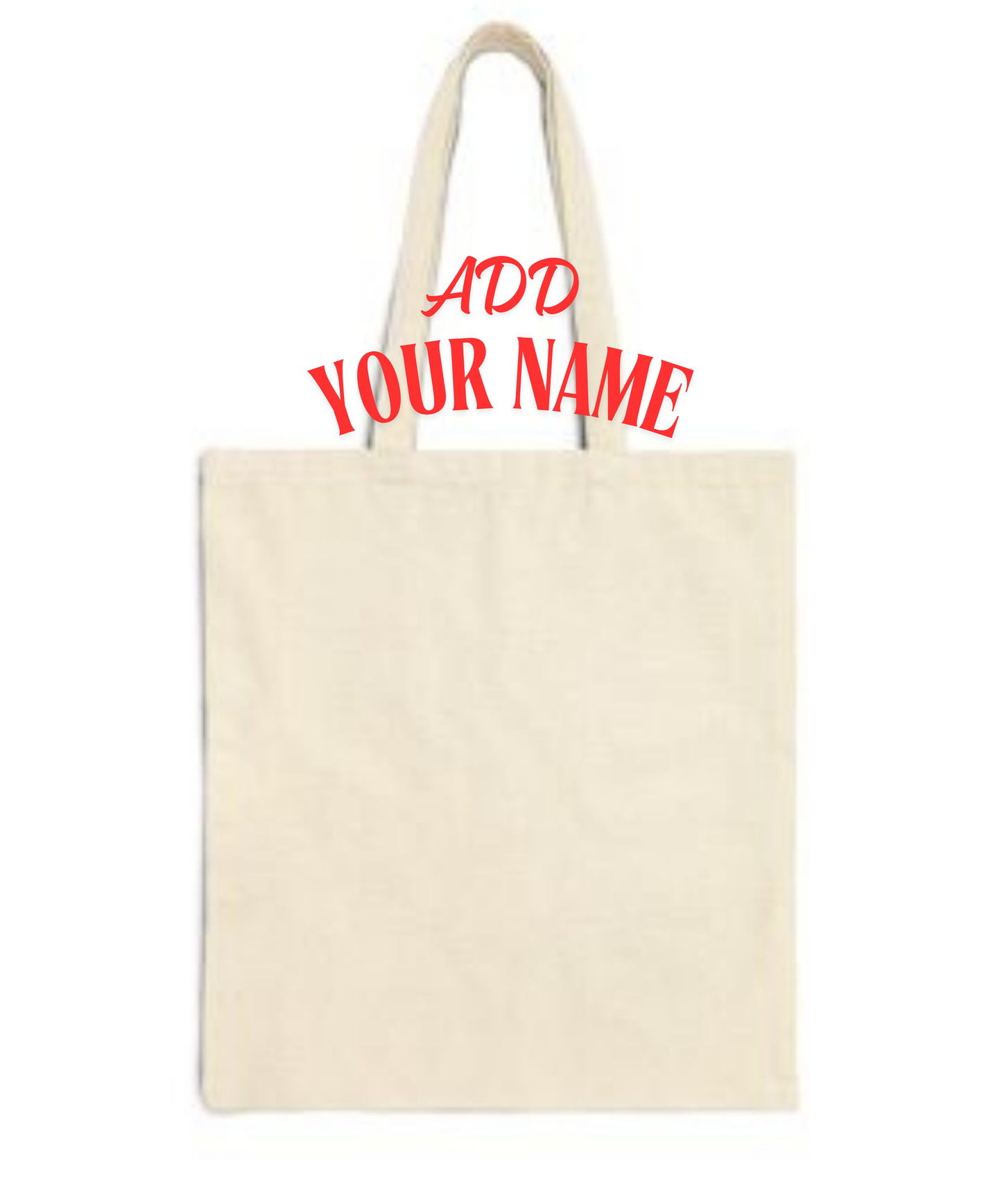 Chibi Tote Bag Girls - Cotton Canvas Tote (Customize with Name)