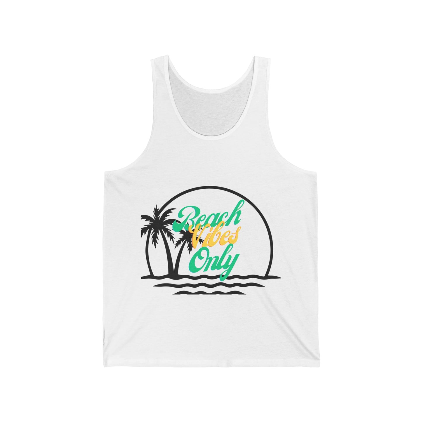 Spring Break Beach Vibes Only #8- Unisex Jersey Tank