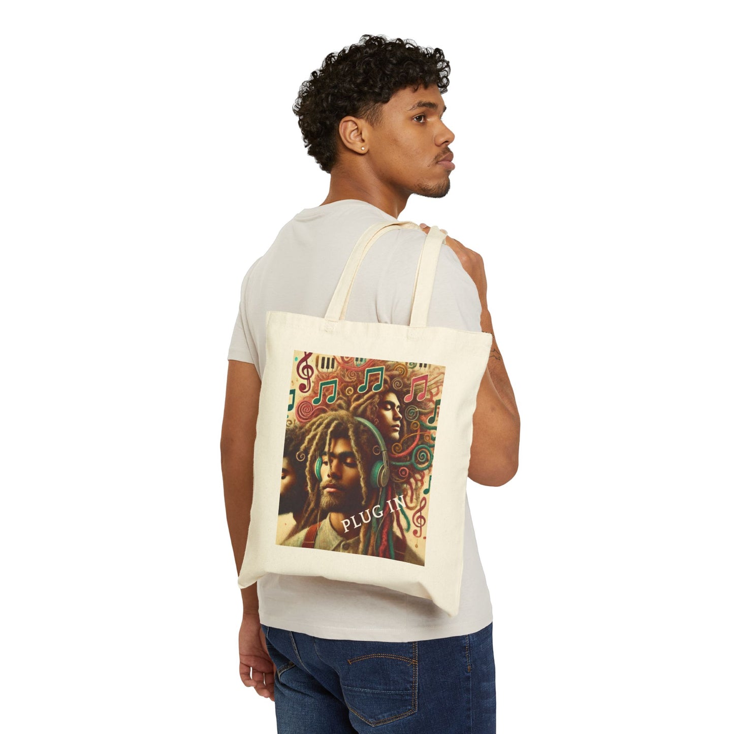 Plug In - #2 Canvas Tote Bag