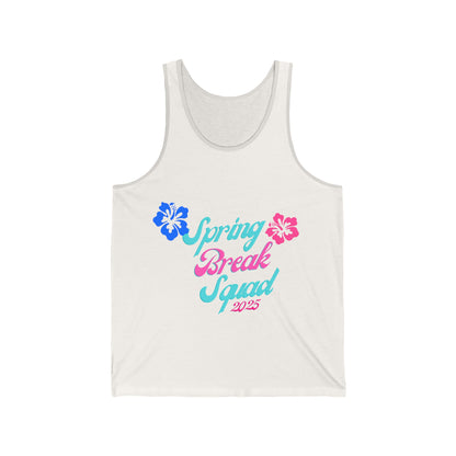 Spring Break Squad 2025 #4- Unisex Jersey Tank