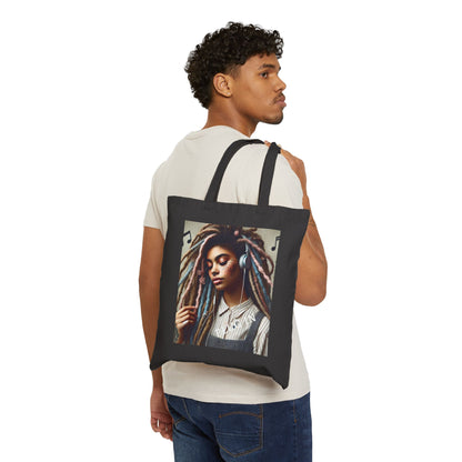 Plug In - #3 Canvas Tote Bag