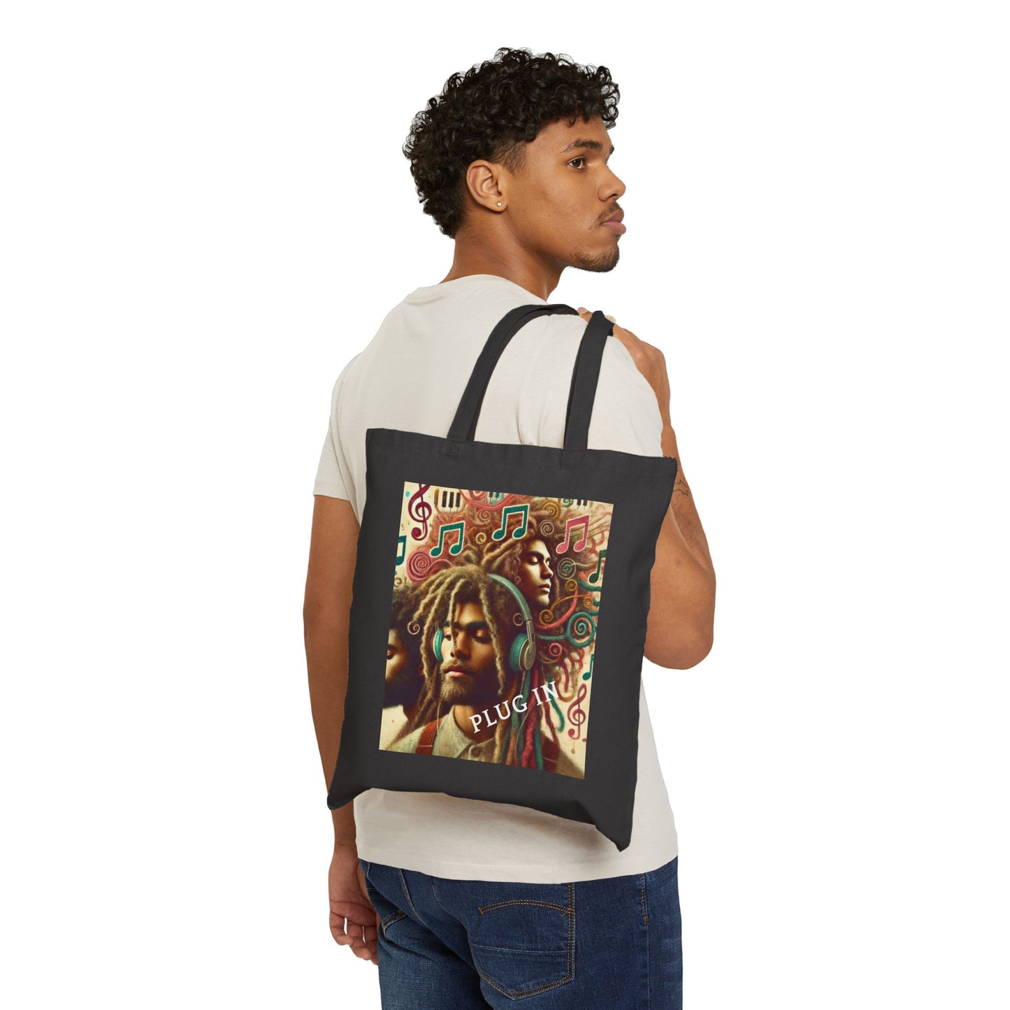 Plug In - #2 Canvas Tote Bag