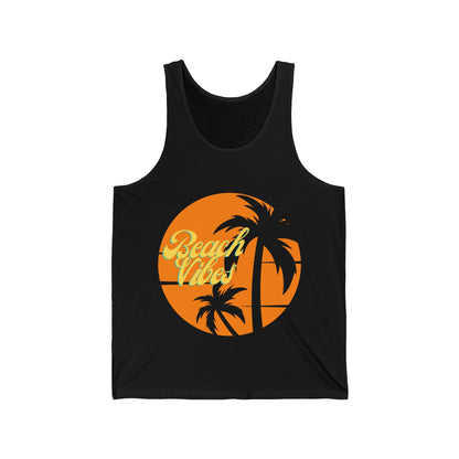 Vacation Beach Vibes 2 - Unisex Jersey Tank