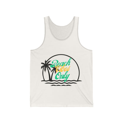 Spring Break Beach Vibes Only #8- Unisex Jersey Tank