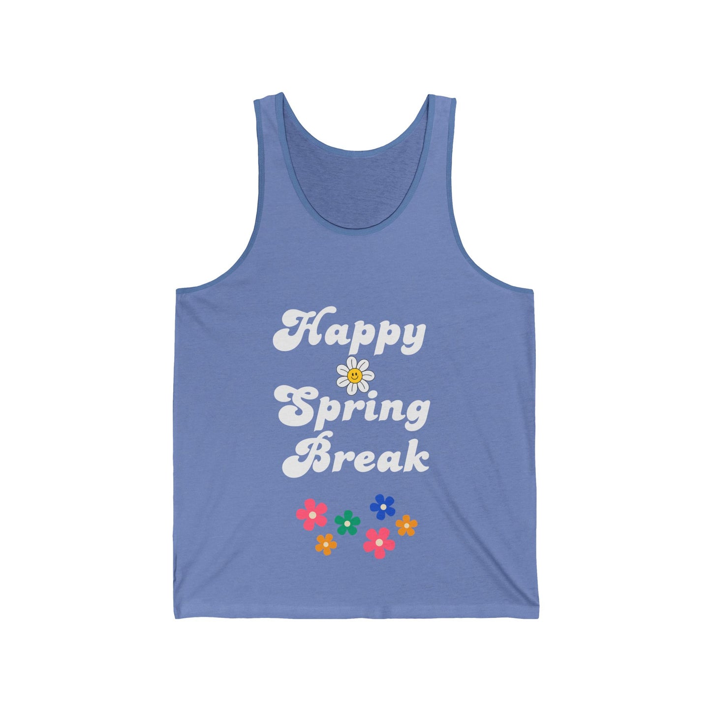 Happy Spring Break #10 - Unisex Jersey Tank