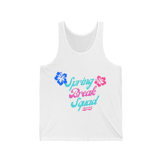 Spring Break Squad 2025 #4- Unisex Jersey Tank