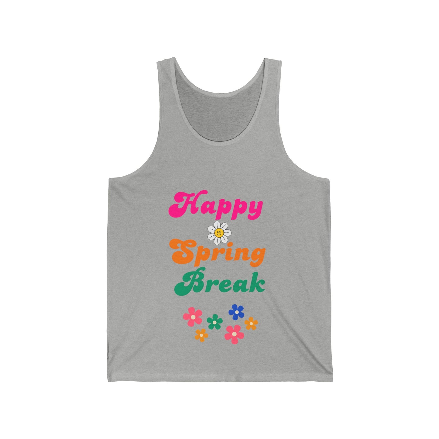 Happy Spring Break #11- Unisex Jersey Tank