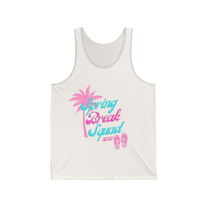 Spring Break Squad 2025 #12- Unisex Jersey Tank