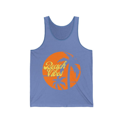 Vacation Beach Vibes 2 - Unisex Jersey Tank