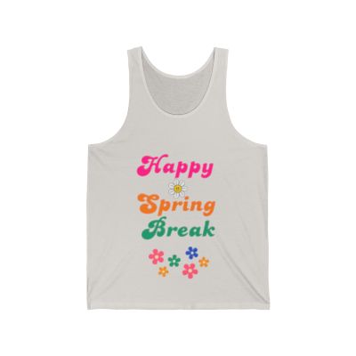 Happy Spring Break #11- Unisex Jersey Tank