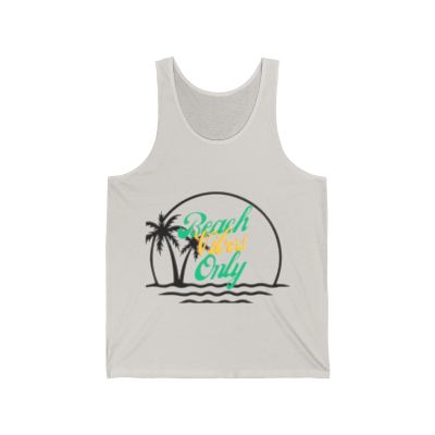 Spring Break Beach Vibes Only #8- Unisex Jersey Tank