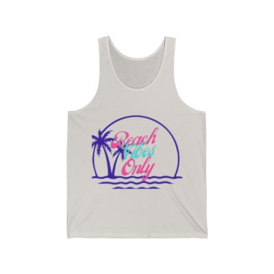 Spring Break Beach Vibes Only 7- Unisex Jersey Tank