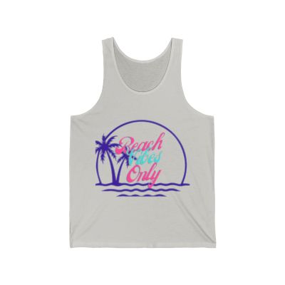 Spring Break Beach Vibes Only 7- Unisex Jersey Tank