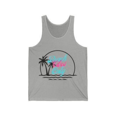 Spring Break Beach Vibes Only #3- Unisex Jersey Tank