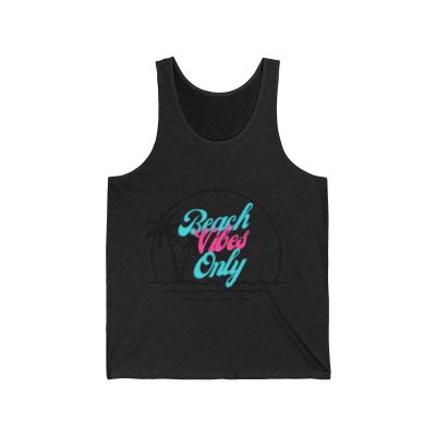 Spring Break Beach Vibes Only #3- Unisex Jersey Tank