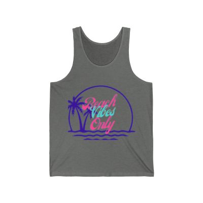 Spring Break Beach Vibes Only 7- Unisex Jersey Tank