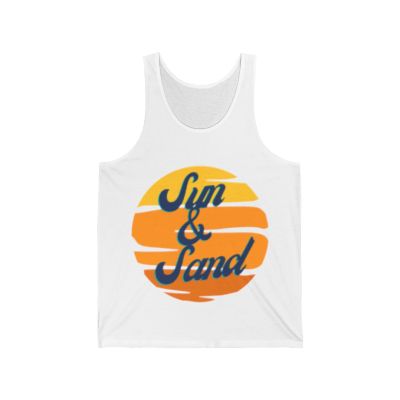 Vacation Sun & Sand Golden - Unisex Jersey Tank