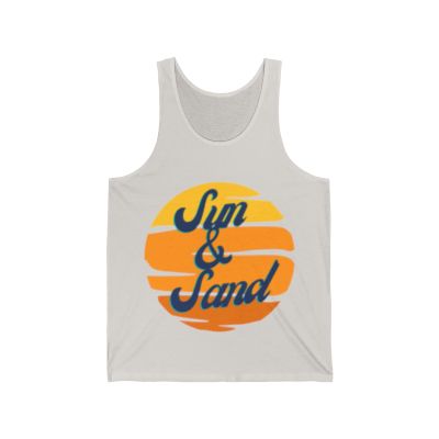 Vacation Sun & Sand Golden - Unisex Jersey Tank