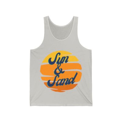 Vacation Sun & Sand Golden - Unisex Jersey Tank