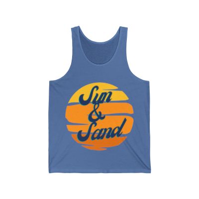 Vacation Sun & Sand Golden - Unisex Jersey Tank