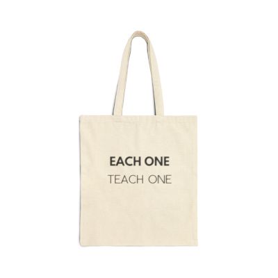 Each One Teach One - Cotton Canvas Tote Bag