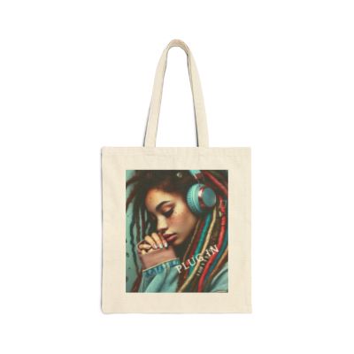 Plug In - #4 Canvas Tote Bag