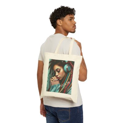 Plug In - #4 Canvas Tote Bag