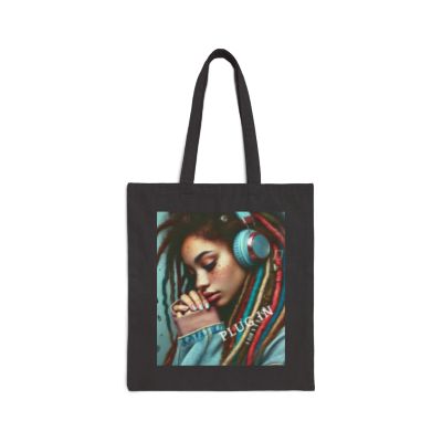 Plug In - #4 Canvas Tote Bag