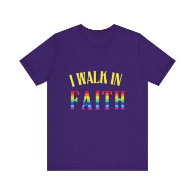 Walk In Faith - PRIDE Unisex Tee