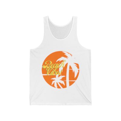 Vacation Beach Vibes 2 - Unisex Jersey Tank