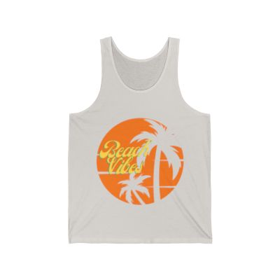 Vacation Beach Vibes 2 - Unisex Jersey Tank