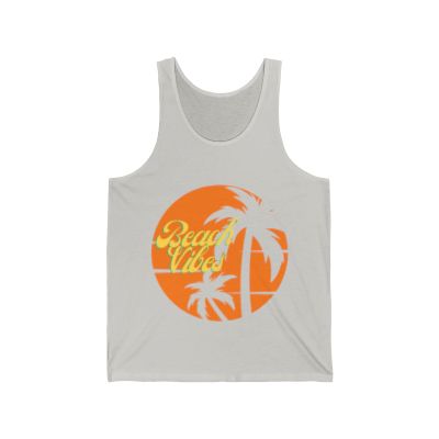 Vacation Beach Vibes 2 - Unisex Jersey Tank